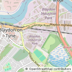 Map of Blaydon-on-Tyne