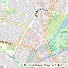 Map of Leicester