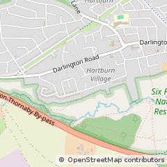 Map of Stockton-on-Tees