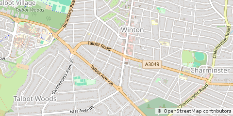 Map of Bournemouth