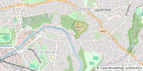 Map of Bristol