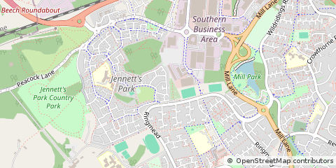 Map of Bracknell