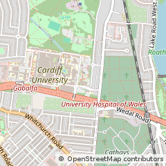 Map of Cardiff