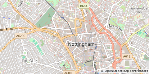 Map of Nottingham