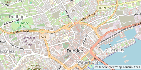 Map of Dundee