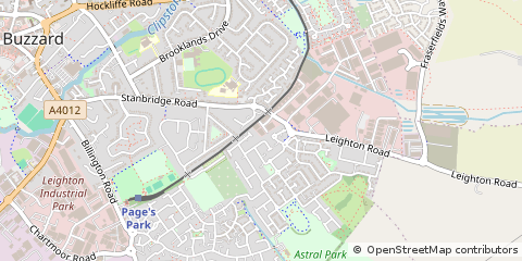 Map of Leighton Buzzard, Bedfordshire