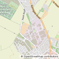 Map of Margate, Kent