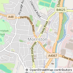Map of Swansea