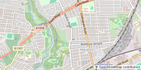 Map of Newcastle Upon Tyne