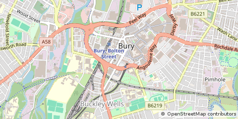 Map of Bury