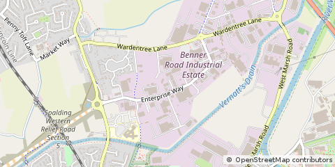 Map of Spalding
