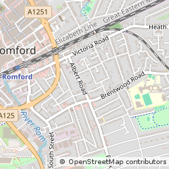Map of Romford