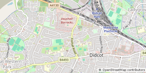 Map of Didcot, Oxfordshire
