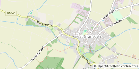 Map of Sandy, Bedfordshire