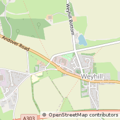 Map of Andover, Hampshire