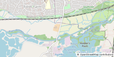 Map of Reading, Berkshire