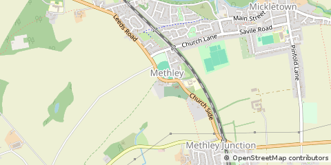 Map of Leeds, West Yorkshire