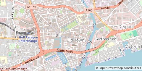 Map of Hull, East Yorkshire