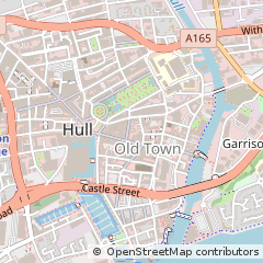 Map of Hull, East Yorkshire