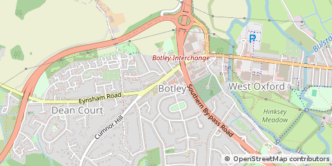 Map of Oxford, Oxfordshire
