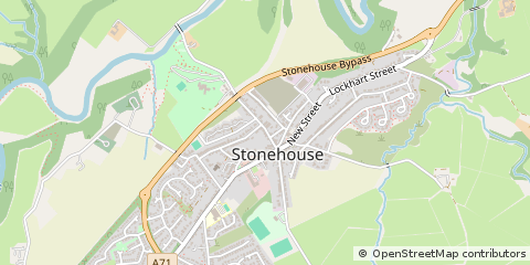 Map of Lanarkshire