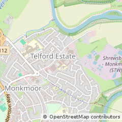 Map of Shrewsbury