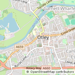 Map of Otley, West Yorkshire