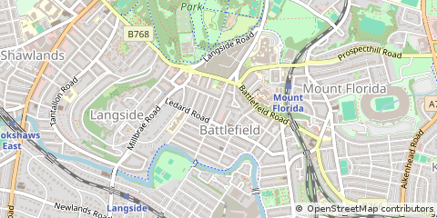 Map of Glasgow