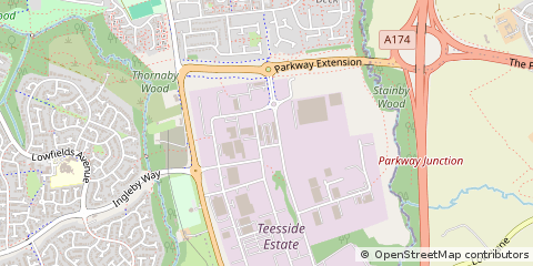 Map of Stockton-on-Tees