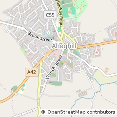Map of Ballymena, Co Antrim