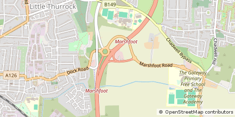 Map of Grays