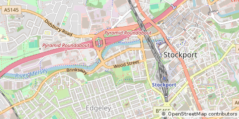Map of Stockport