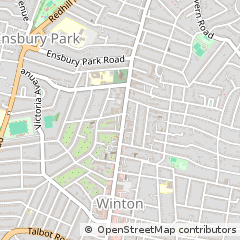 Map of Bournemouth, Dorset