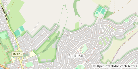 Map of Saltdean