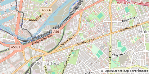 Map of Manchester