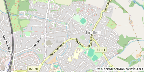 Map of Haywards Heath, West Sussex