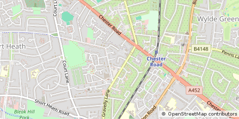 Map of Birmingham