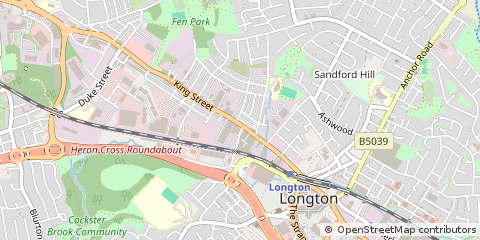 Map of Stoke-on-Trent