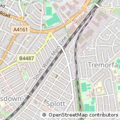 Map of Cardiff