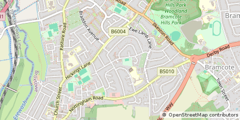 Map of Nottingham