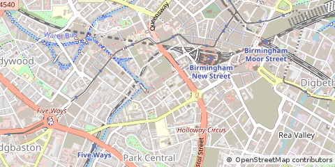 Map of Birmingham