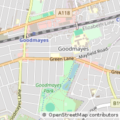 Map of Ilford, Essex