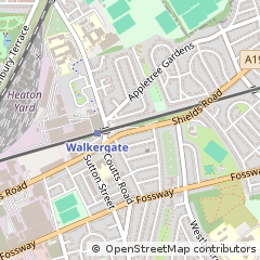 Map of Tyne & Wear