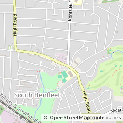 Map of Benfleet