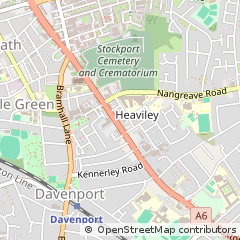 Map of Stockport