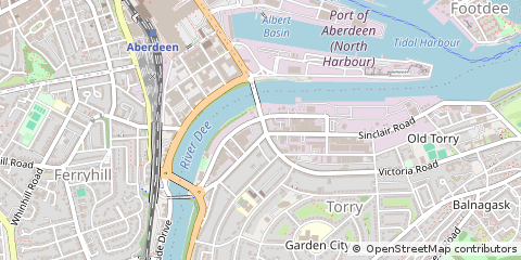 Map of Aberdeen