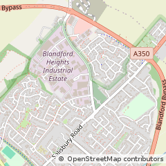Map of Blandford Forum