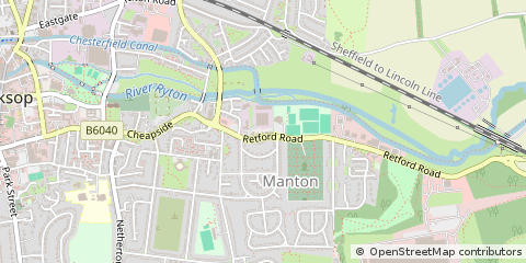 Map of Worksop