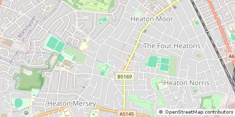 Map of Stockport
