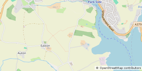 Map of Kingsbridge, Devon